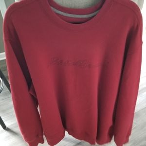 RED EDDIE BAUER SWEATER